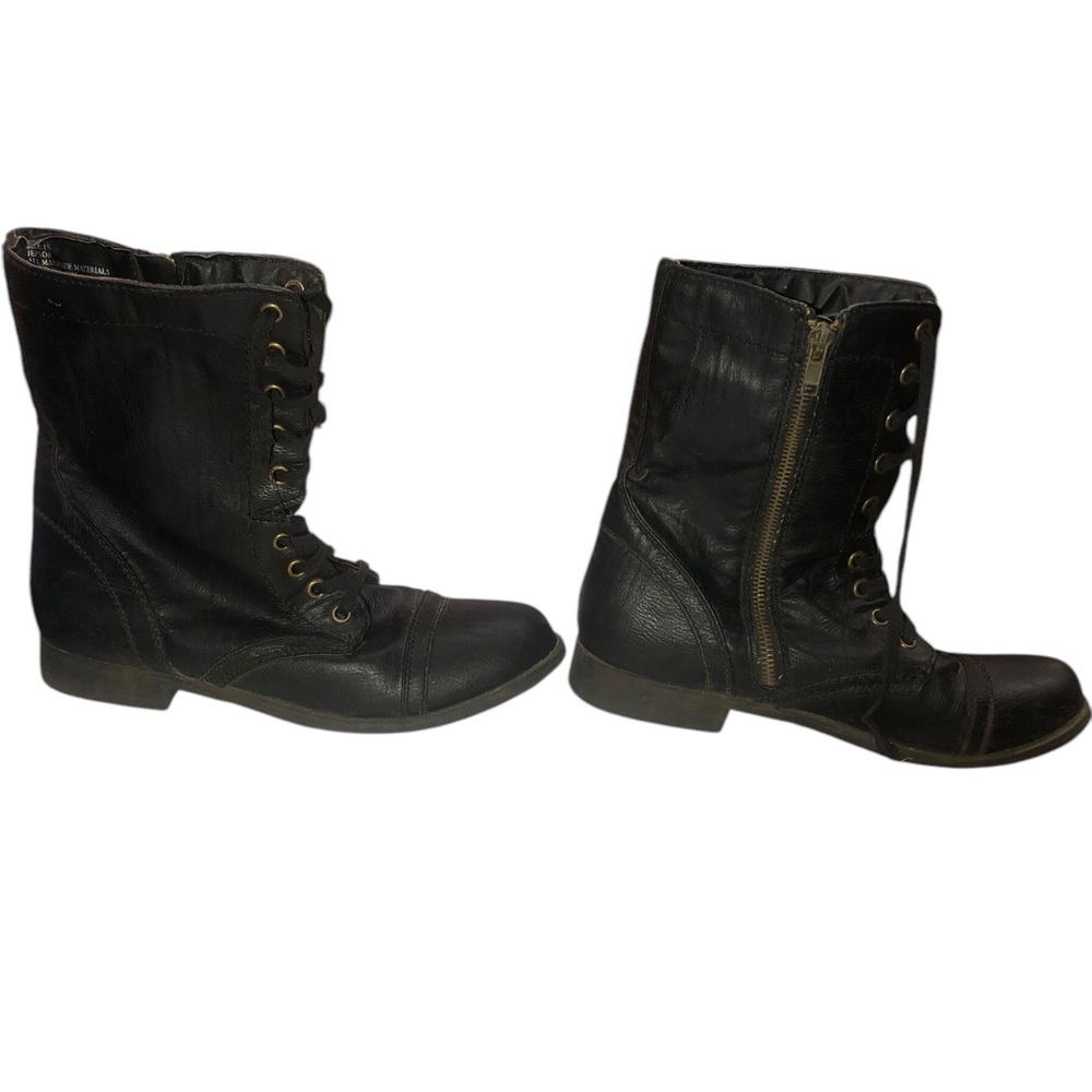 RAMPAGE lace up heeled boots